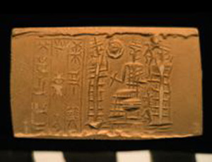 Thumbnail of Plaster Impression of Cylinder Seal by Edith Porada  (1900.53.0079B)