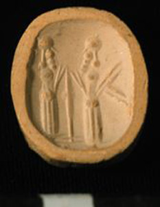 Thumbnail of Plaster Impression of Stamp Seal by Edith Porada ()