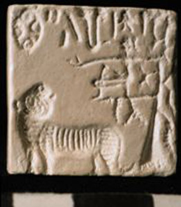 Thumbnail of Plaster Impression of Harappan Indus Valley Seal (1900.99.0004)