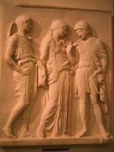 Thumbnail of Plaster Cast of Relief Panel: Orpheus