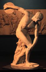 Thumbnail of Plaster Cast: The Discobolos after Myron, Discus Thrower (1912.02.0002)