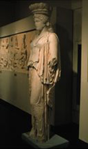 Thumbnail of Plaster Cast of Greek Statue Karyatid from the Erechtheion Temple: Body (1912.02.0008B)