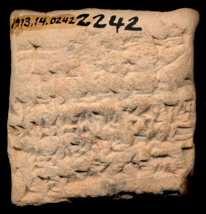 Thumbnail of Cuneiform Tablet (1913.14.0242)