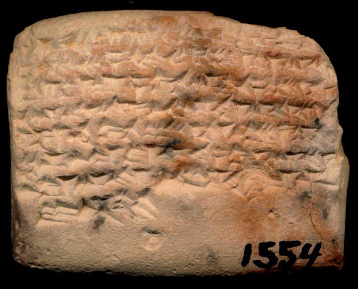 Thumbnail of Neo-Babylonian Cuneiform Tablet (1913.14.1554)