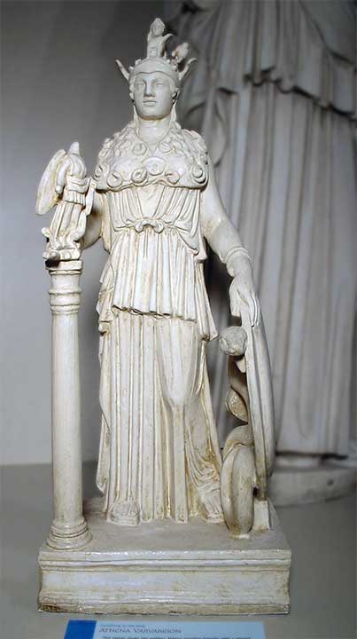 Thumbnail of Plaster Cast Statue: Athena Varvakeion (1914.07.0003)