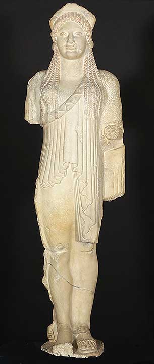 Thumbnail of Plaster Cast of Greek Sculpture, Kore (1914.09.0001)
