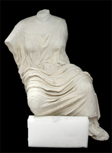 Thumbnail of Plaster Cast of Parthenon, East Pediment: "The Three Fates," Left Figure (1915.02.0001A)