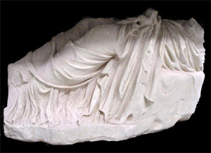 Thumbnail of Plaster Cast of Parthenon, East Pediment: "The Three Fates," Right Figure (1915.02.0001C)