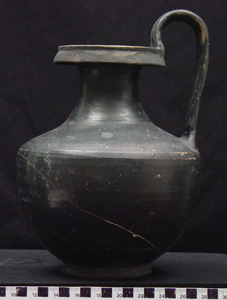 Thumbnail of Black-Glaze Oinochoe, Pitcher (1915.03.0055)