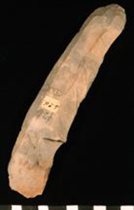 Thumbnail of Stone Tool: Flaked Knife (1915.07.0009)
