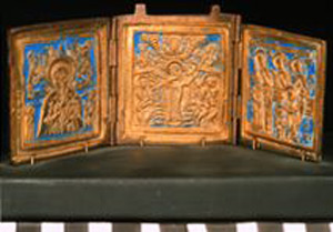 Thumbnail of Miniature Folding Icon Triptych ()