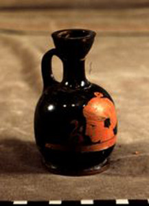 Thumbnail of Attic Red Figure Squat Lekythos  (1922.01.0040)