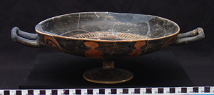 Thumbnail of Red Figure Kylix, Cup: Galloping Horseman (1922.01.0074)