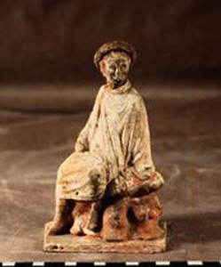 Thumbnail of Figurine: Boy Seated On A Rock (1922.01.0079)