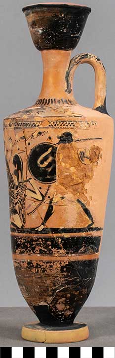 Thumbnail of Attic Lekythos with Herakles Scene (1922.01.0122)
