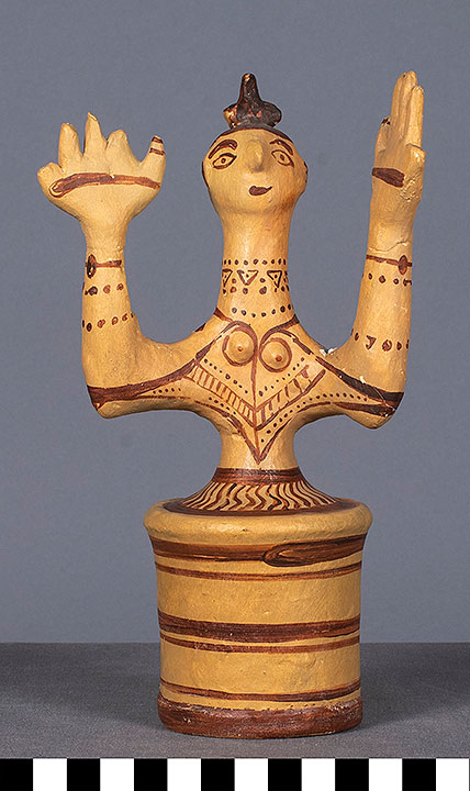 Thumbnail of Plaster Cast of Female Supplicant Figure (1924.01.0005)