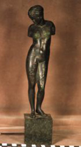Thumbnail of Reproduction of Iron Age Statue,  Girl with Hood (1927.08.0001)
