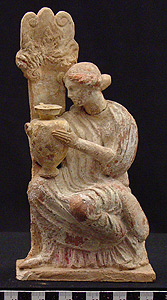 Thumbnail of Tanagra Figurine: Woman and Jar (1929.01.0005)