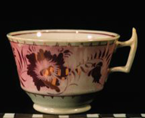 Thumbnail of Tea Service: Liverpool Lustreware Teacup (1934.01.0015)