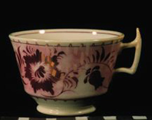 Thumbnail of Tea Service: Liverpool Lustreware Teacup (1934.01.0016)