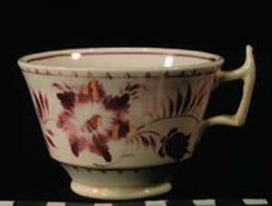 Thumbnail of Tea Service: Liverpool Lustreware Teacup (1934.01.0020)