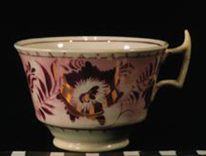 Thumbnail of Tea Service: Liverpool Lustreware Teacup (1934.01.0021)