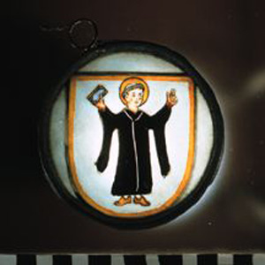 Thumbnail of Stained Glass Medallion (1949.02.0020)