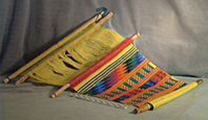 Thumbnail of Backstrap loom: Weaving ()