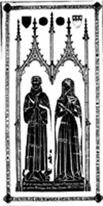 Thumbnail of Brass Rubbing: William and Beatrice Chichele (1982.05.0029)