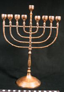 Thumbnail of Hanukkiah (1994.21.0001)