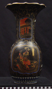 Thumbnail of Kyoto Satsuma Shrine Vase with Cameo (1995.12.0004A)