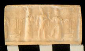 Thumbnail of Plaster Impression of Cylinder Seal by Edith Porada  (1900.53.0069B)