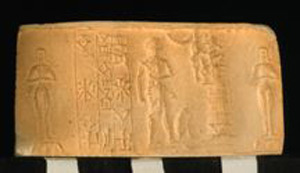 Thumbnail of Plaster Impression of Cylinder Seal by Edith Porada  (1900.53.0072B)