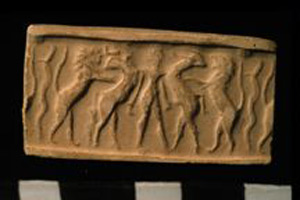 Thumbnail of Plaster Impression of Cylinder Seal by Edith Porada  (1900.53.0116B)