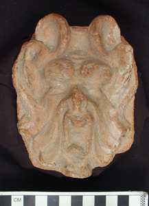 Thumbnail of Antefix Fragment: Silenus Mask (1922.01.0169)