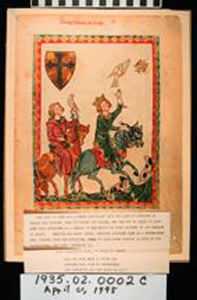 Thumbnail of Folio:  Die Minnesinger, Konig Konrad der Junge (1935.02.0002C)