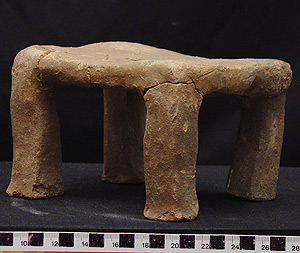 Thumbnail of Sculpture: Stool for Funerary Figure (1972.07.0010B)