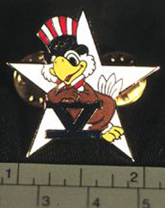 Thumbnail of Commemorative Olympic Pin Set: "V," Eagle, White Star (1984.04.0001AA)