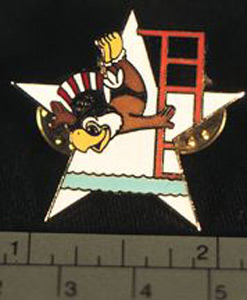 Thumbnail of Commemorative Olympic Pin Set: Eagle Diver, White Star (1984.04.0001AC)