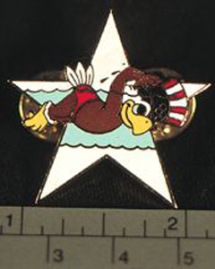 Thumbnail of Commemorative Olympic Pin Set: Eagle Swimmer, White Star (1984.04.0001AE)
