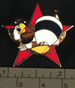 Thumbnail of Commemorative Olympic Pin Set: Eagle in Boat, Red Star (1984.04.0001AG)