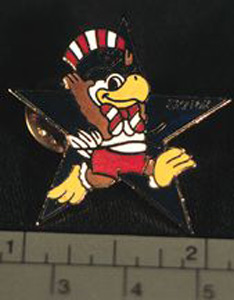 Thumbnail of Commemorative Olympic Pin Set: Eagle, Blue Star (1984.04.0001F)