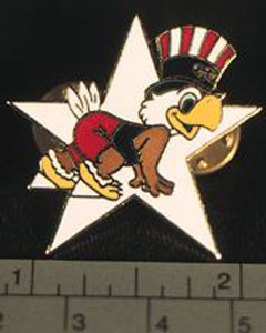 Thumbnail of Commemorative Olympic Pin Set: Eagle, White Star (1984.04.0001H)