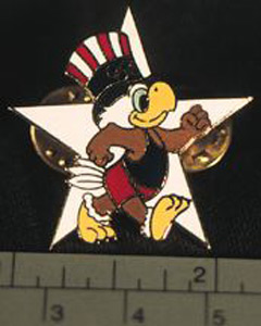 Thumbnail of Commemorative Olympic Pin Set: Eagle, White Star (1984.04.0001I)