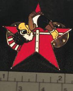 Thumbnail of Commemorative Olympic Pin Set: Eagle High Jumper, Red Star (1984.04.0001P)