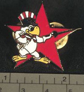 Thumbnail of Commemorative Olympic Pin Set: Eagle Fencing, Red Star (1984.04.0001U)