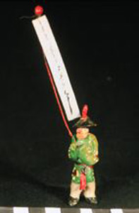 Thumbnail of Model of Wedding Procession: Banner Carrier (1990.04.0001AZ)