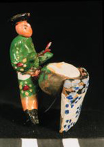 Thumbnail of Model of Wedding Procession: Drummer (1990.04.0001BP)
