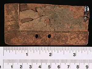 Thumbnail of Wax Tablet Fragment (1900.38.0004)