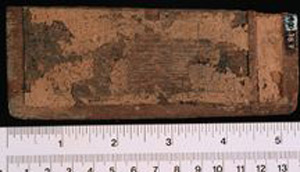 Thumbnail of Wax Tablet Fragment (1900.38.0007)